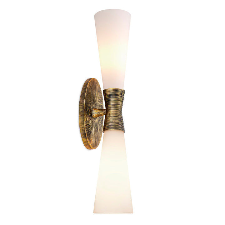 Wall Lamp Nolita Double - Vintage Brass Finish UL
