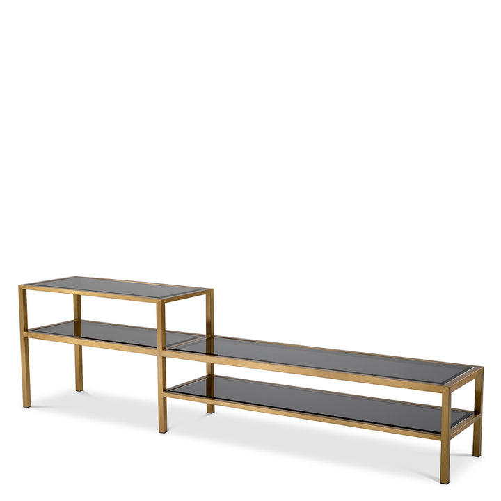Eichholtz TV Cabinet Duo - Brushed Brass Finish