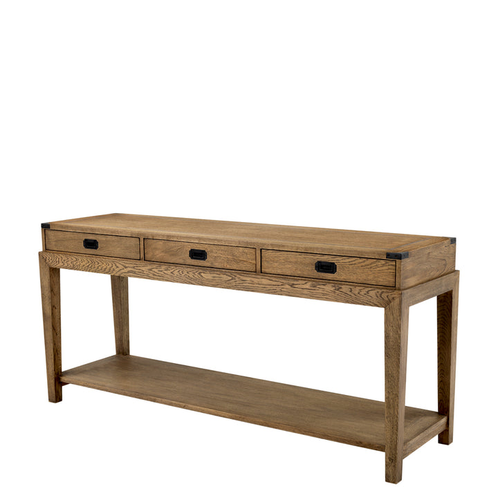 Military Console Table - Brown