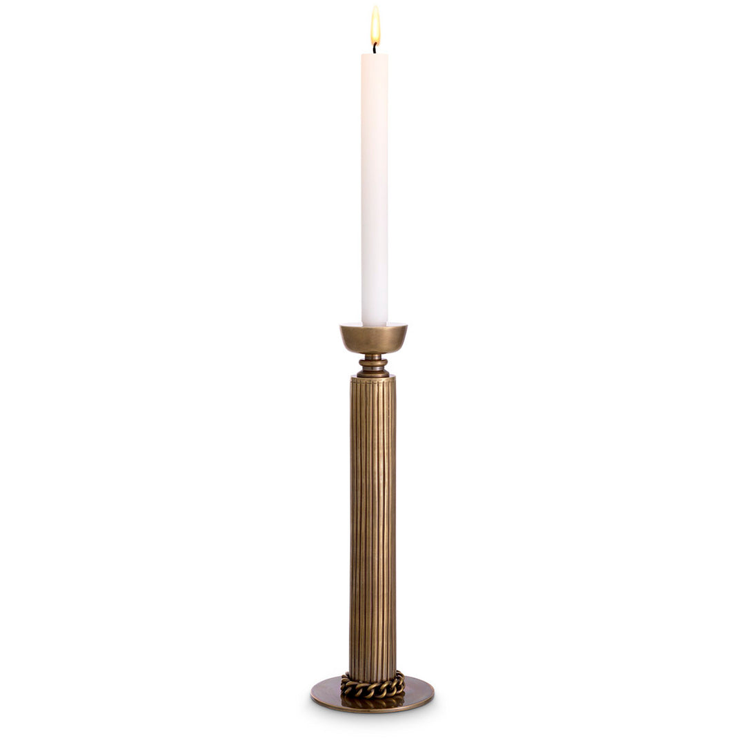 Candle Holder Le Dome - Vintage Brass Finish