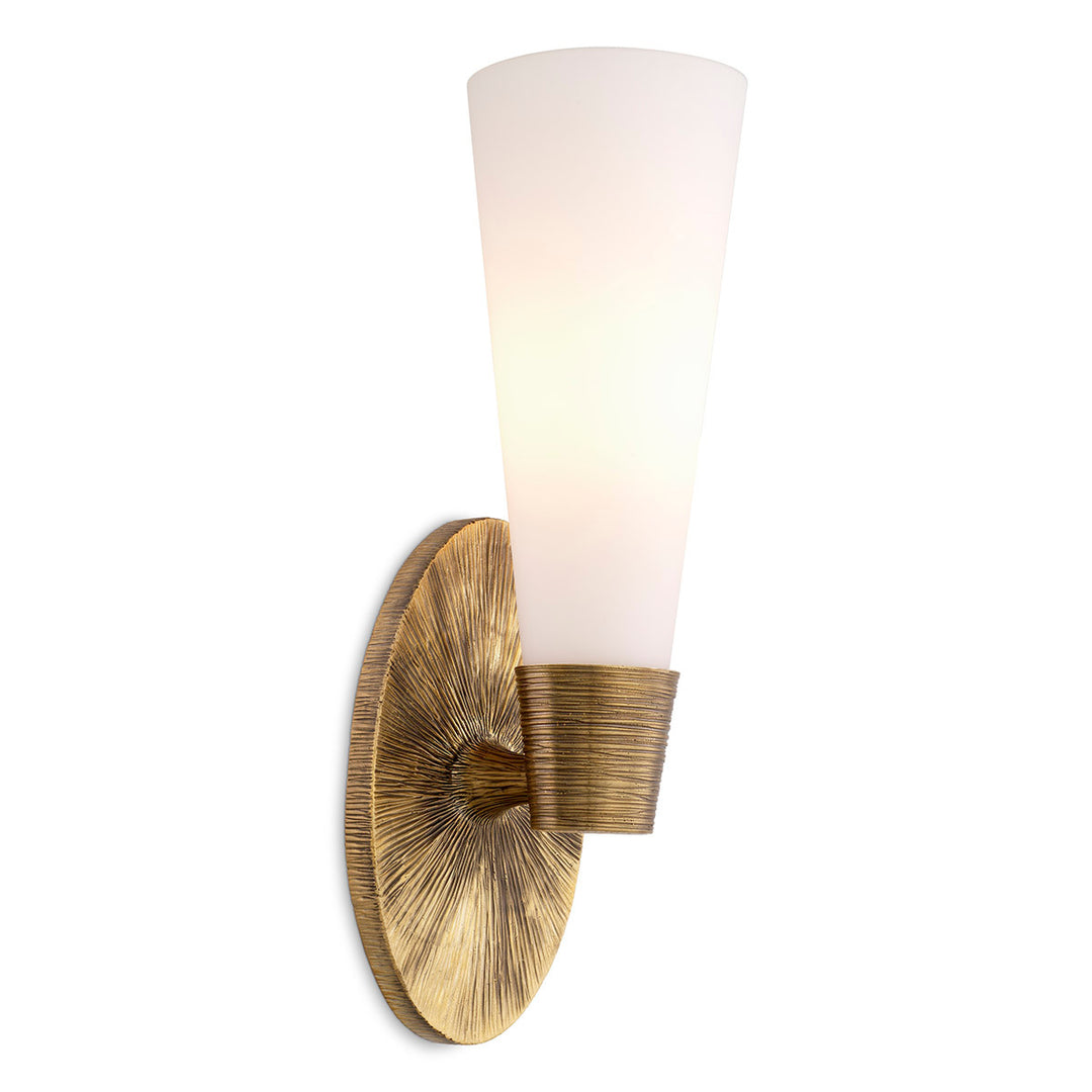 Wall Lamp Nolita Single - Vintage Brass Finish UL