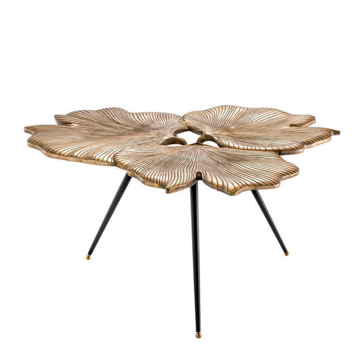 Ginkgo Side Table - Gold