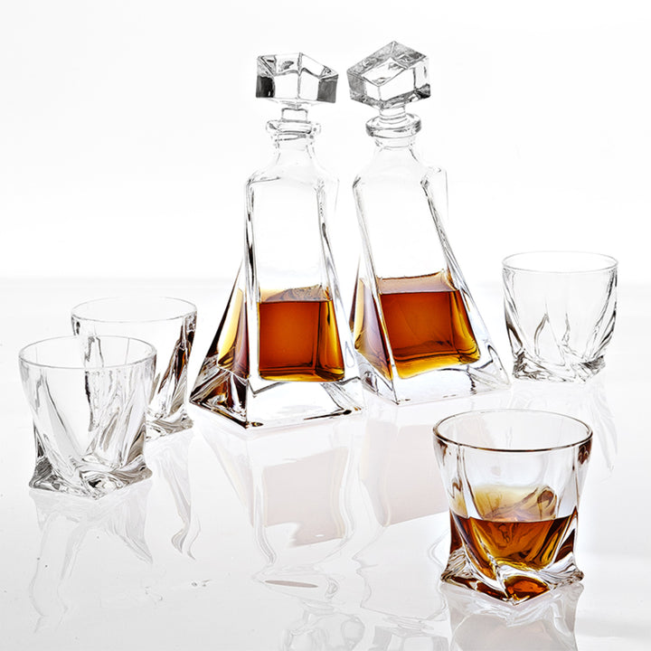 Sapphire Decanter - Crystal - Set of 6