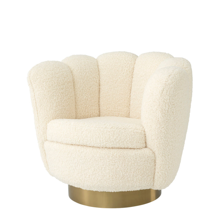 Mirage Swivel Chair - Ivory