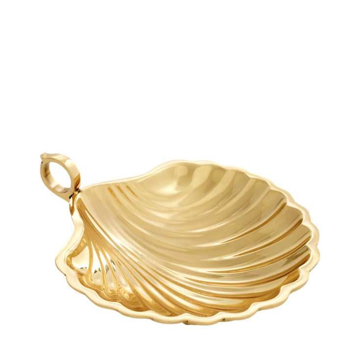 Eichholtz Tray Shell M Polished Brass