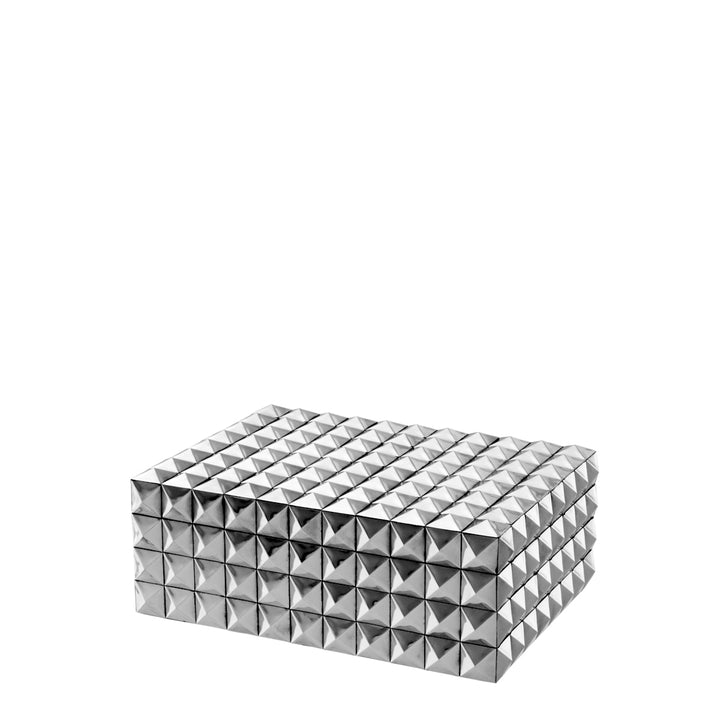 Eichholtz Viviënne Box - Nickel (Available in 2 Sizes)