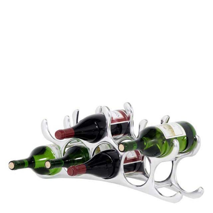 Eichholtz Alboran Wine Rack - Polished Aluminium (Available in 3 Sizes)