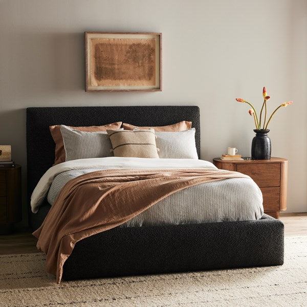 Sterling Bed in Lisbon Charcoal- Available in 2 Sizes
