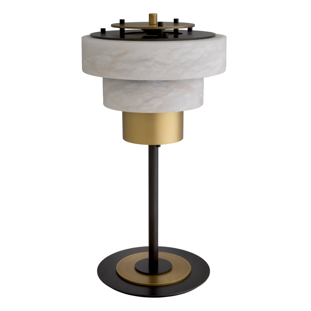 Eichholtz Table Lamp Zereno - Antique Brass Finish Ul