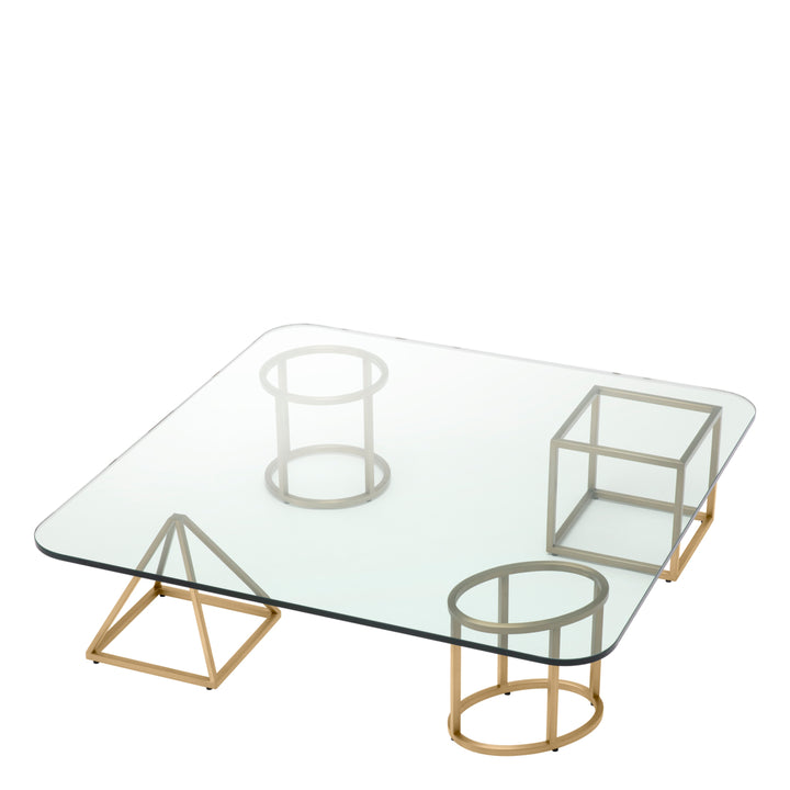 Coffee Table Speiser - Brushed Brass Finish