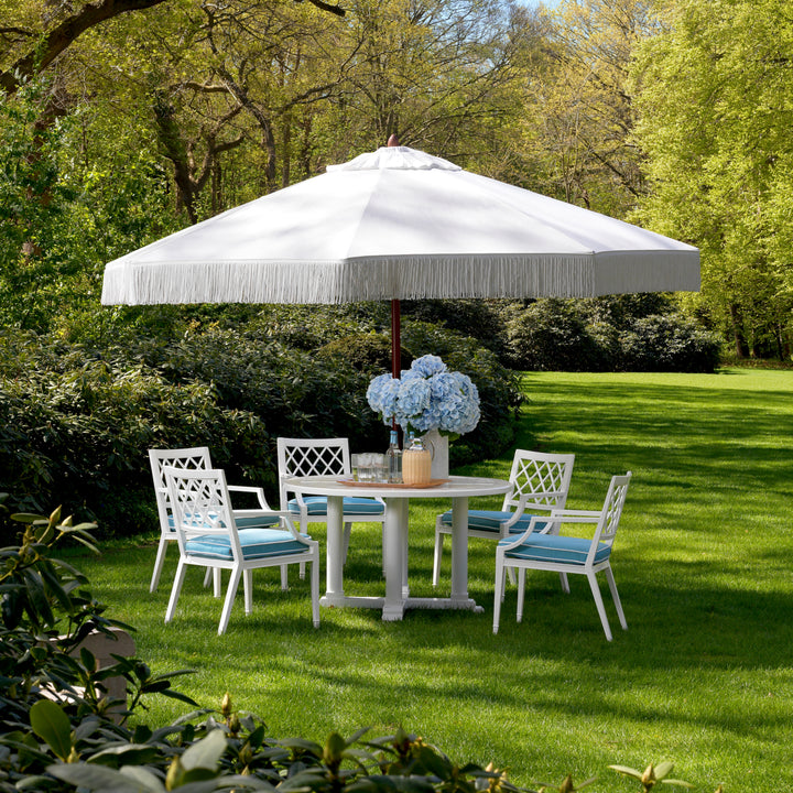 Bell Rive 130 cm Outdoor Dining Table - White