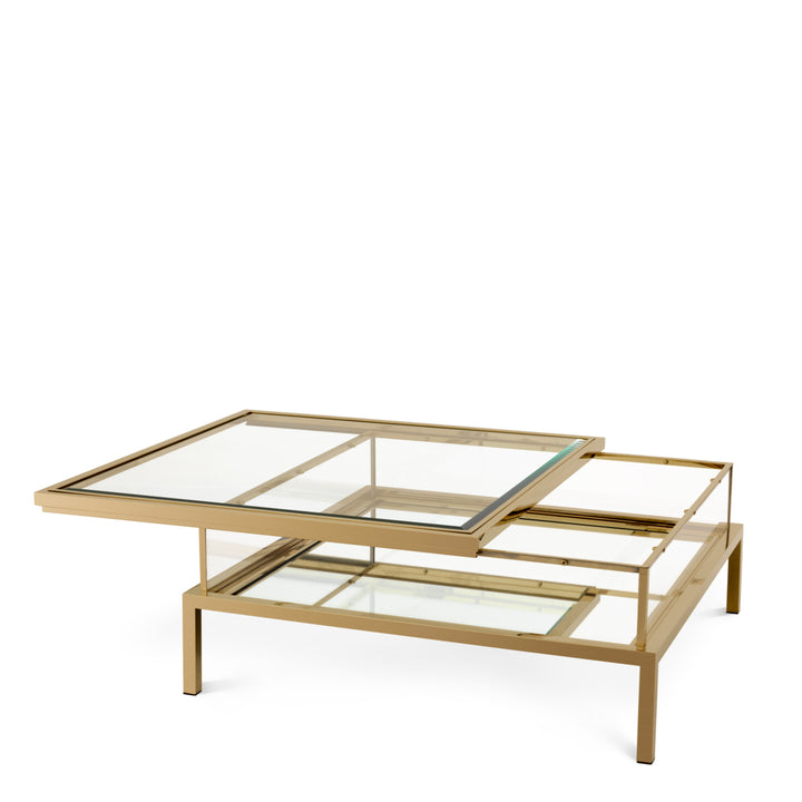 Harvey Coffee Table - Brushed Brass