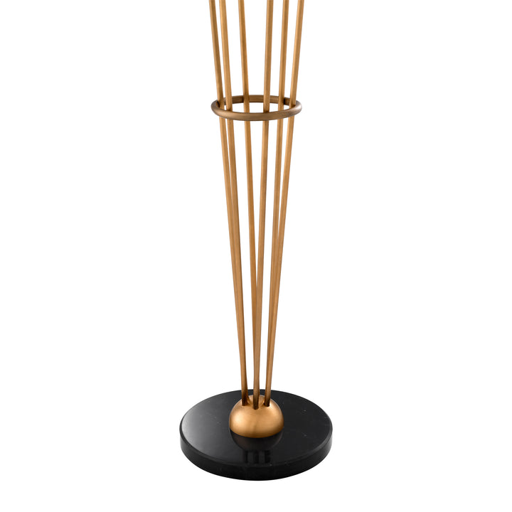 Tortora Floor Lamp - Antique Brass