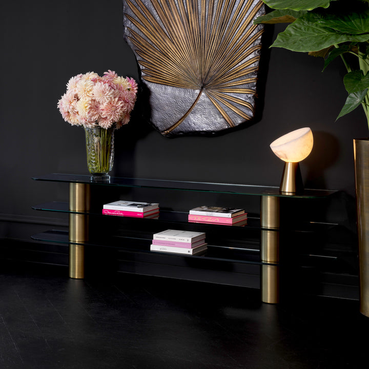 Eichholtz Console Table Lunden - Brushed Brass Finish