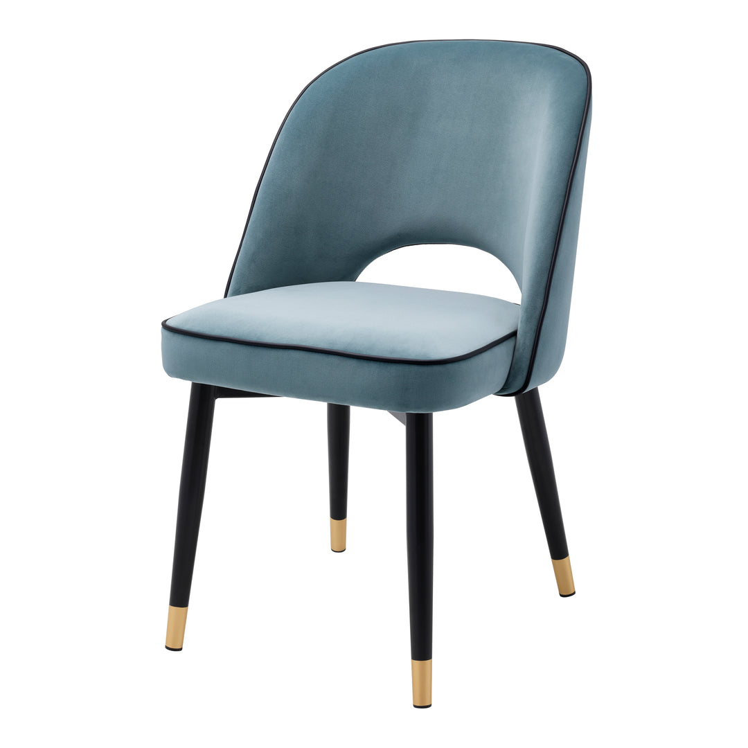 Dining Chair Cliff - Set Of 2 - Savona Blue Velvet