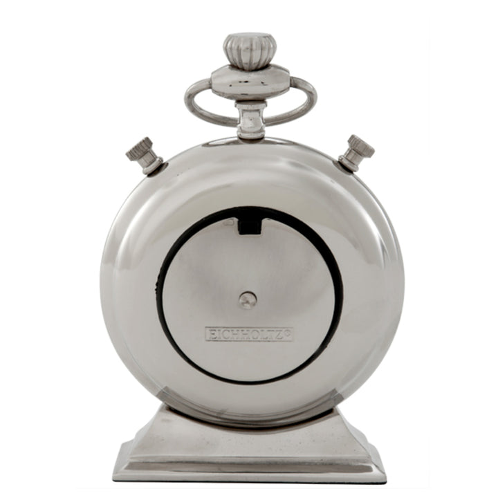 Eichholtz Alain Desk Clock - Nickel (Available in 1 Sizes)
