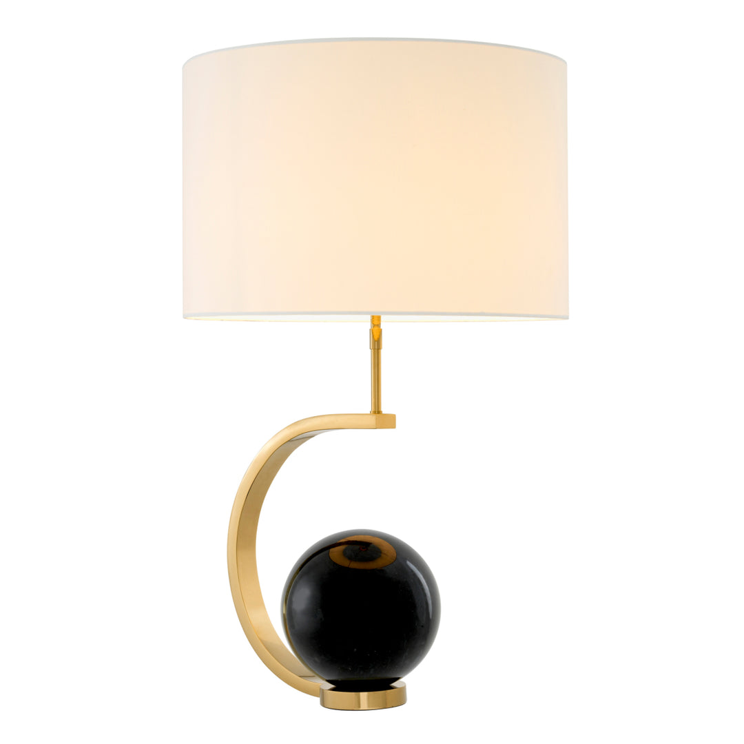 Table Lamp Luigi Gold Finish Incl Shade