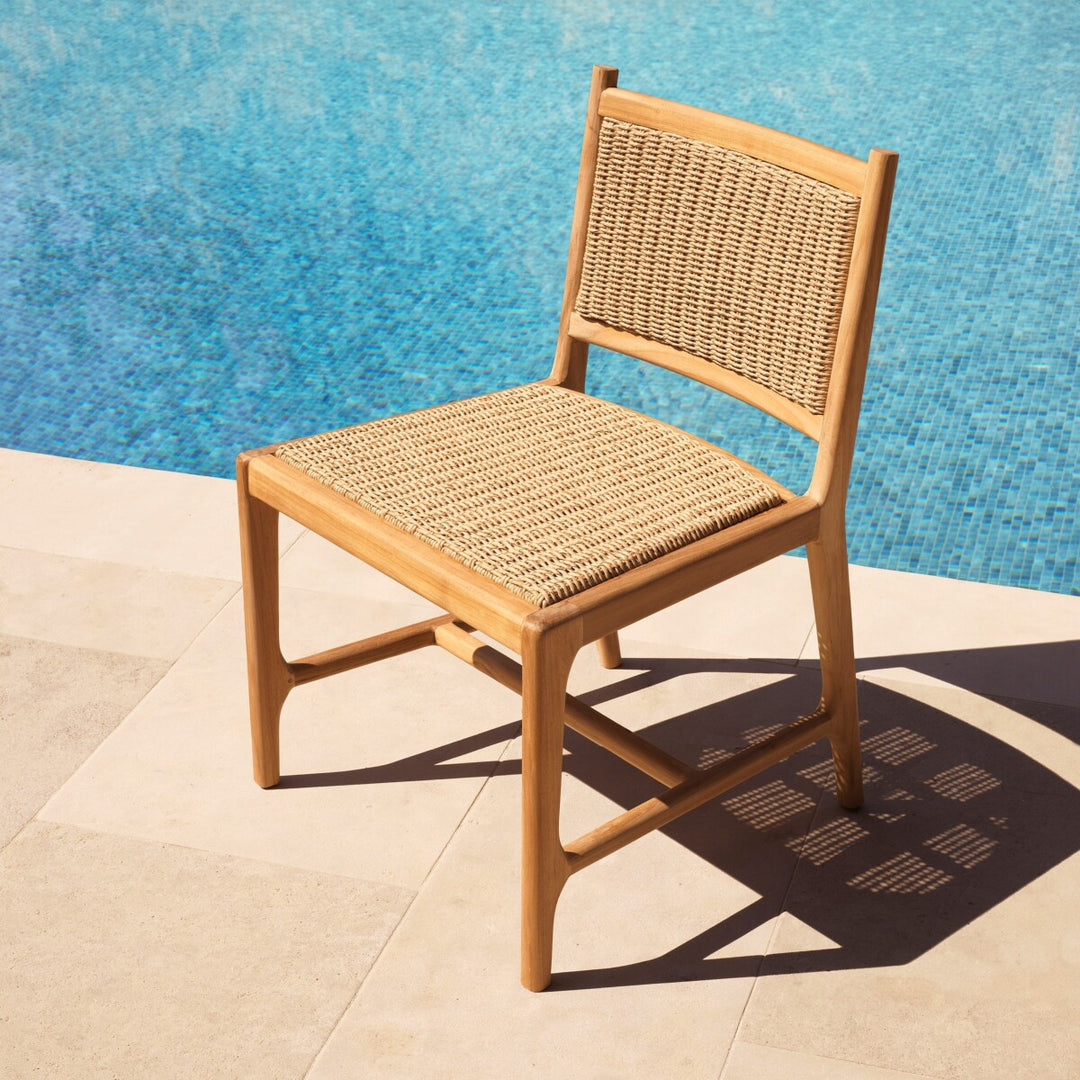 Outdoor Dining Chair Pivetti Natural Teak