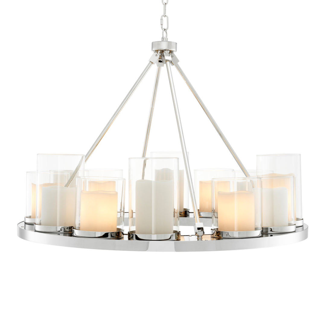 Summit Chandelier - Polished Stainless Steel