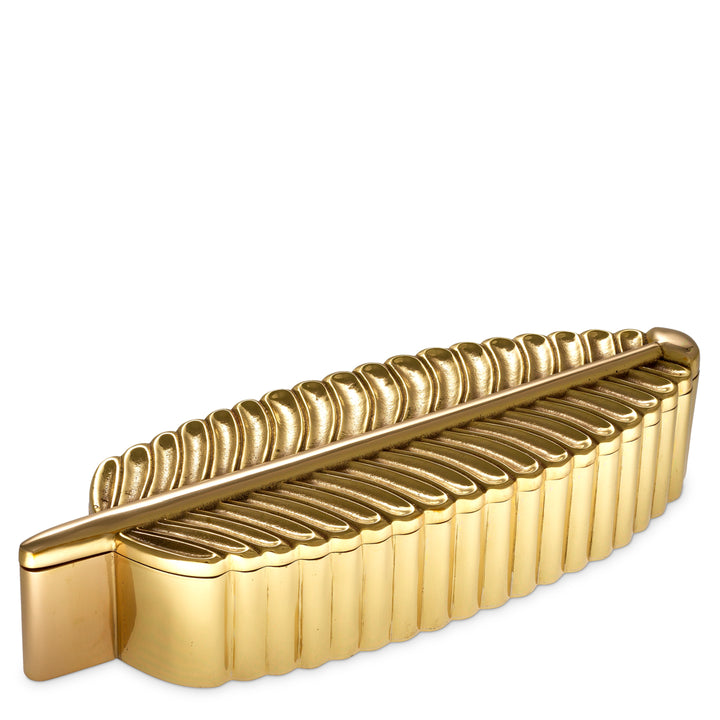 Eichholtz La Plume Box - Polished Brass