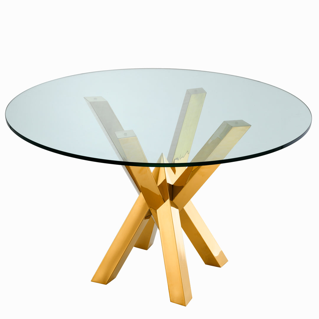 Triumph Dining Table - Gold