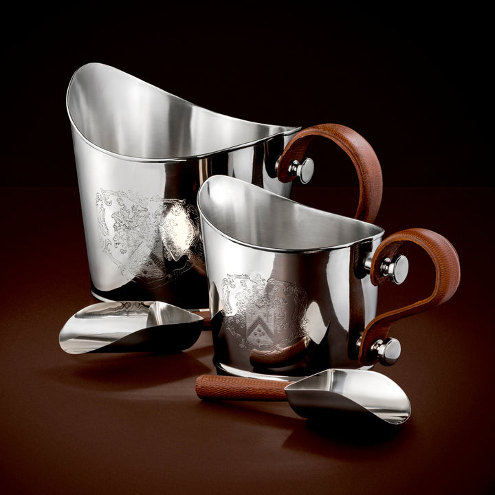 Eichholtz Favourite Decanter Including Ice Server - Nickel (Available in 2 Sizes)