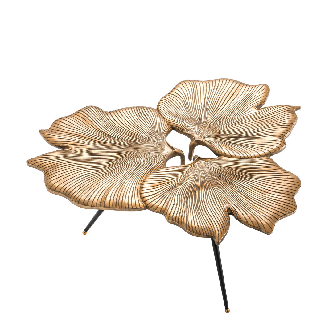 Ginkgo Side Table - Gold