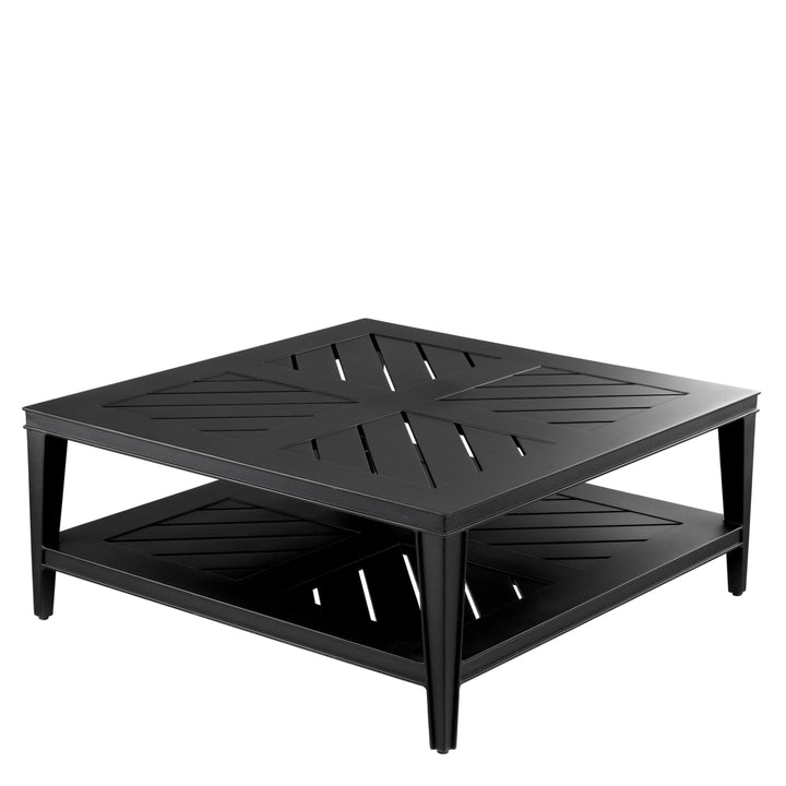 Bell Rive Square Outdoor Coffee Table - Black