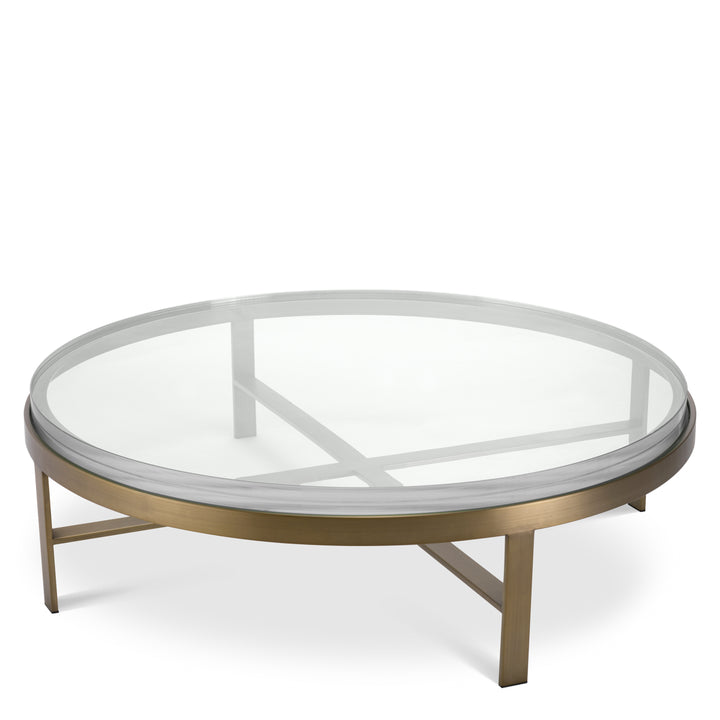 Eichholtz Coffee Table Hoxton - Brushed Brass Finish