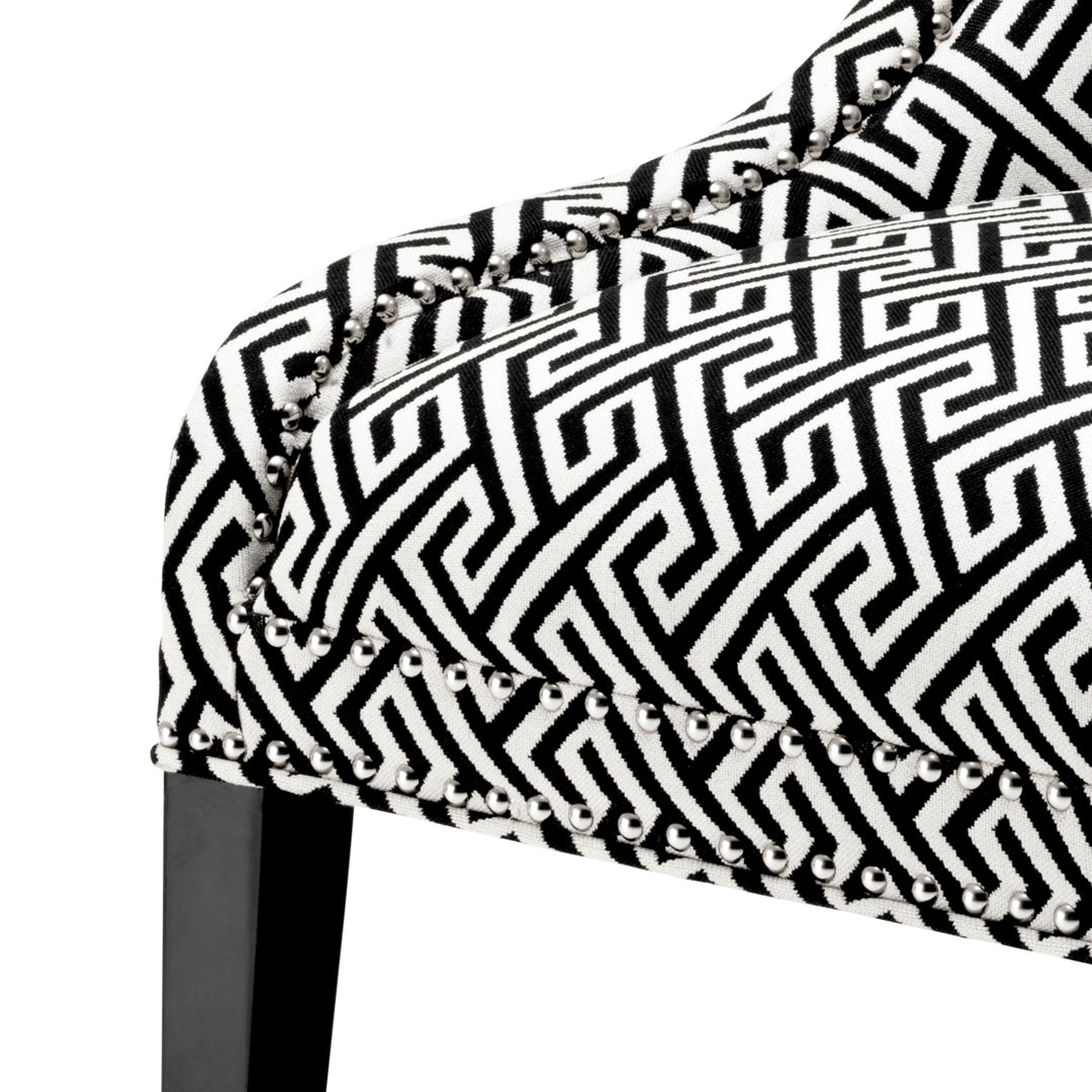 Elson Occasional Chair - Black & White