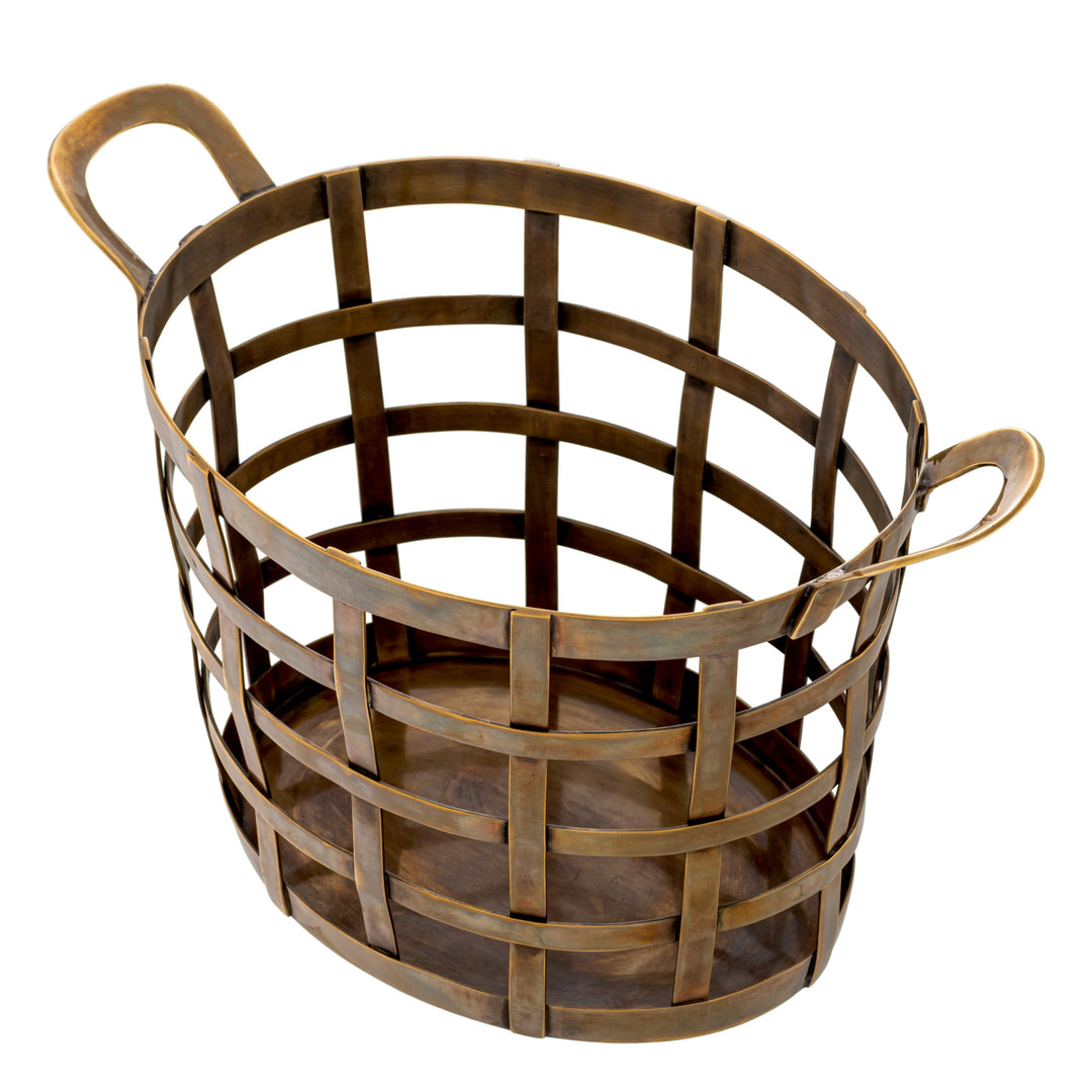 Basket Vreeland - Vintage Brass Finish