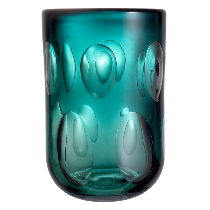 Nino Vase Large - Green & Clear