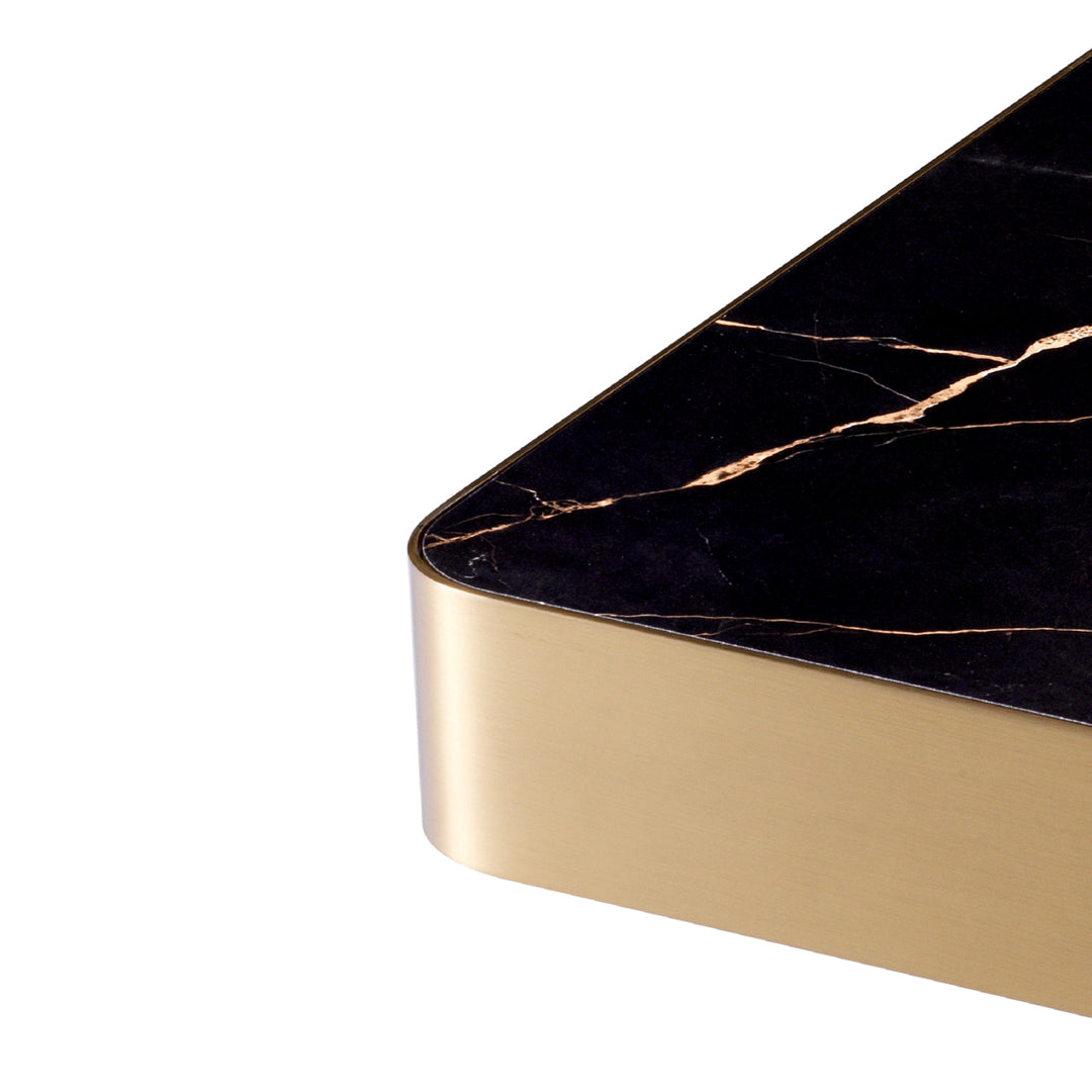 Luxus Side Table - Gold & Black