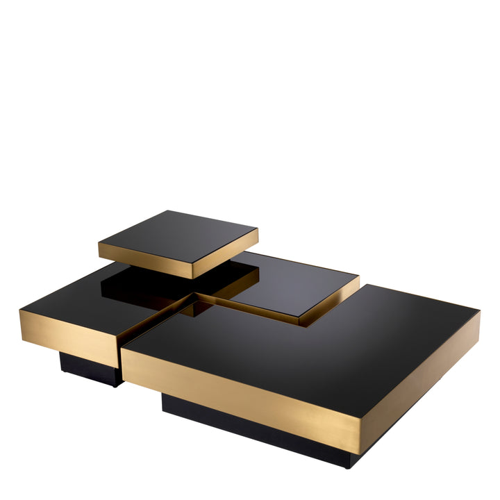 Nio Coffee Table - Set of 4 - Black & Gold