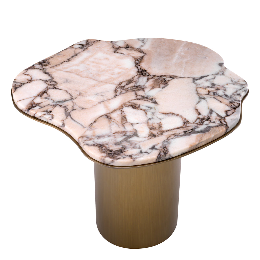 Side Table Shapiro - Light Marble