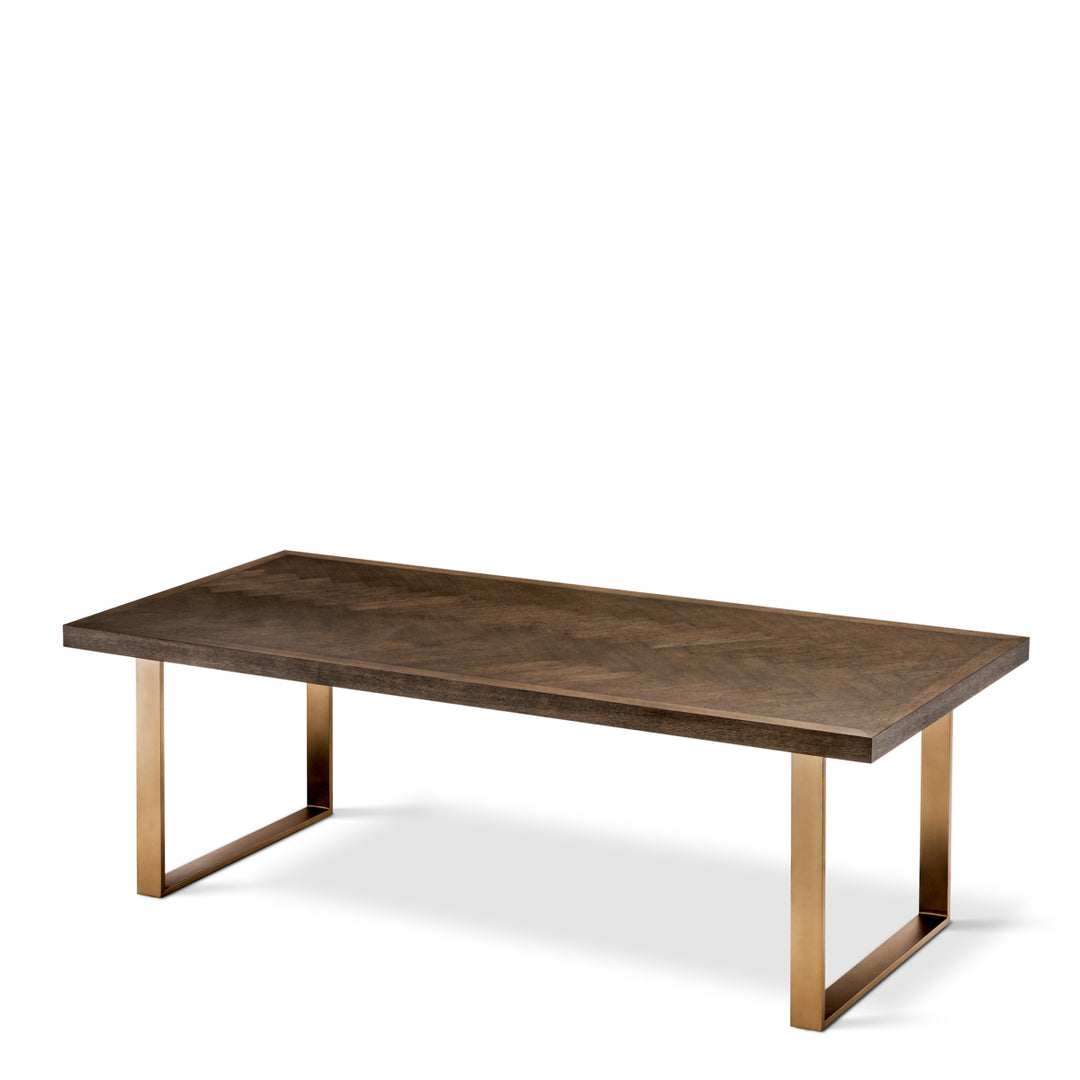 Melchior 230cm Dining Table - Brown