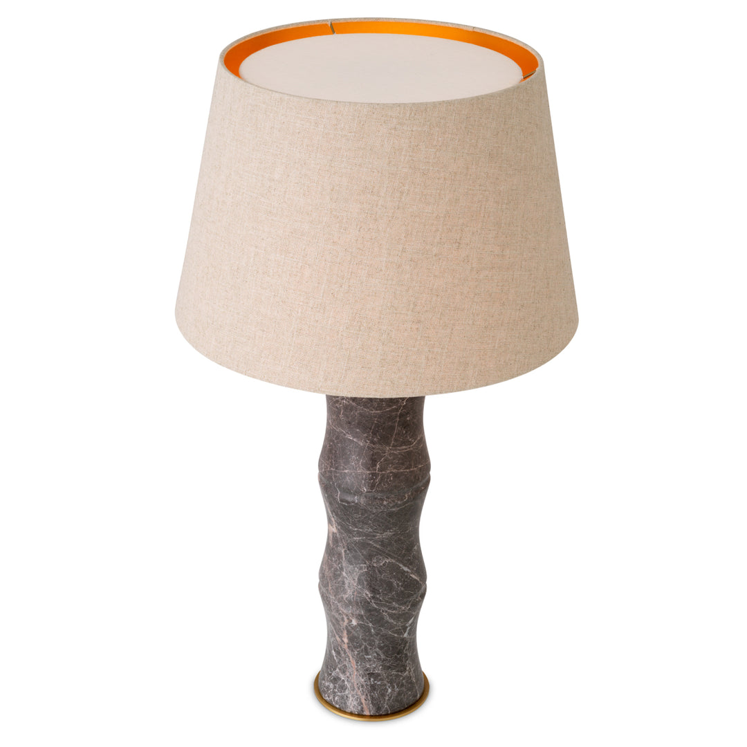 Table Lamp Bonny - Grey Marble Including Shade UL