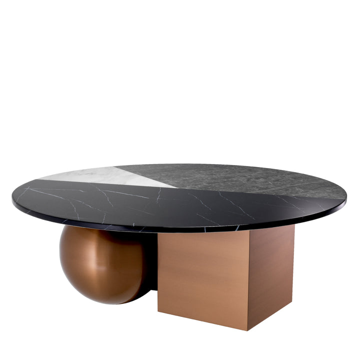 Tricolori Coffee Table - Copper & Black