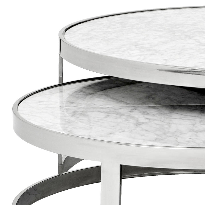 Fletcher Coffee Table - Set of 2 - Silver