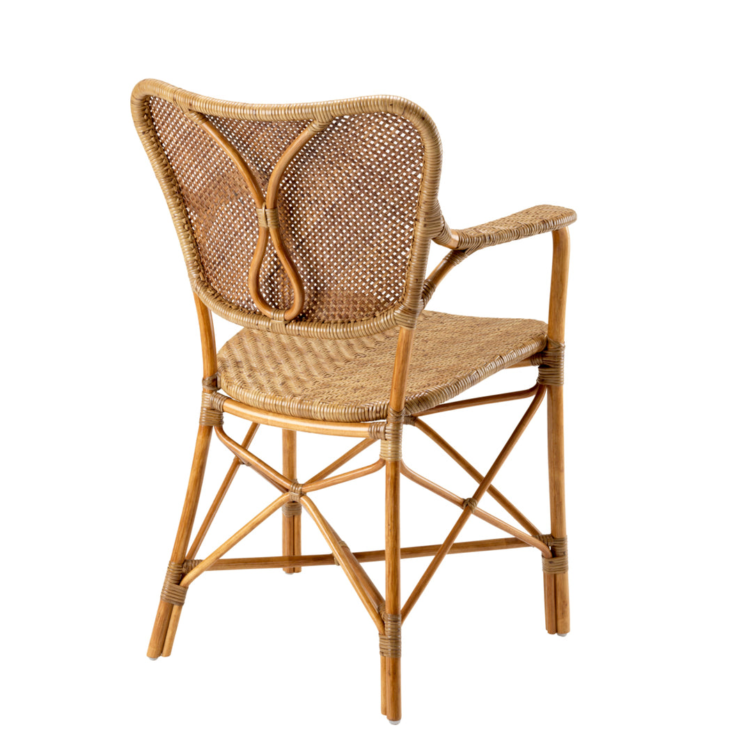 Colony Dining Chair with Arms - Brown