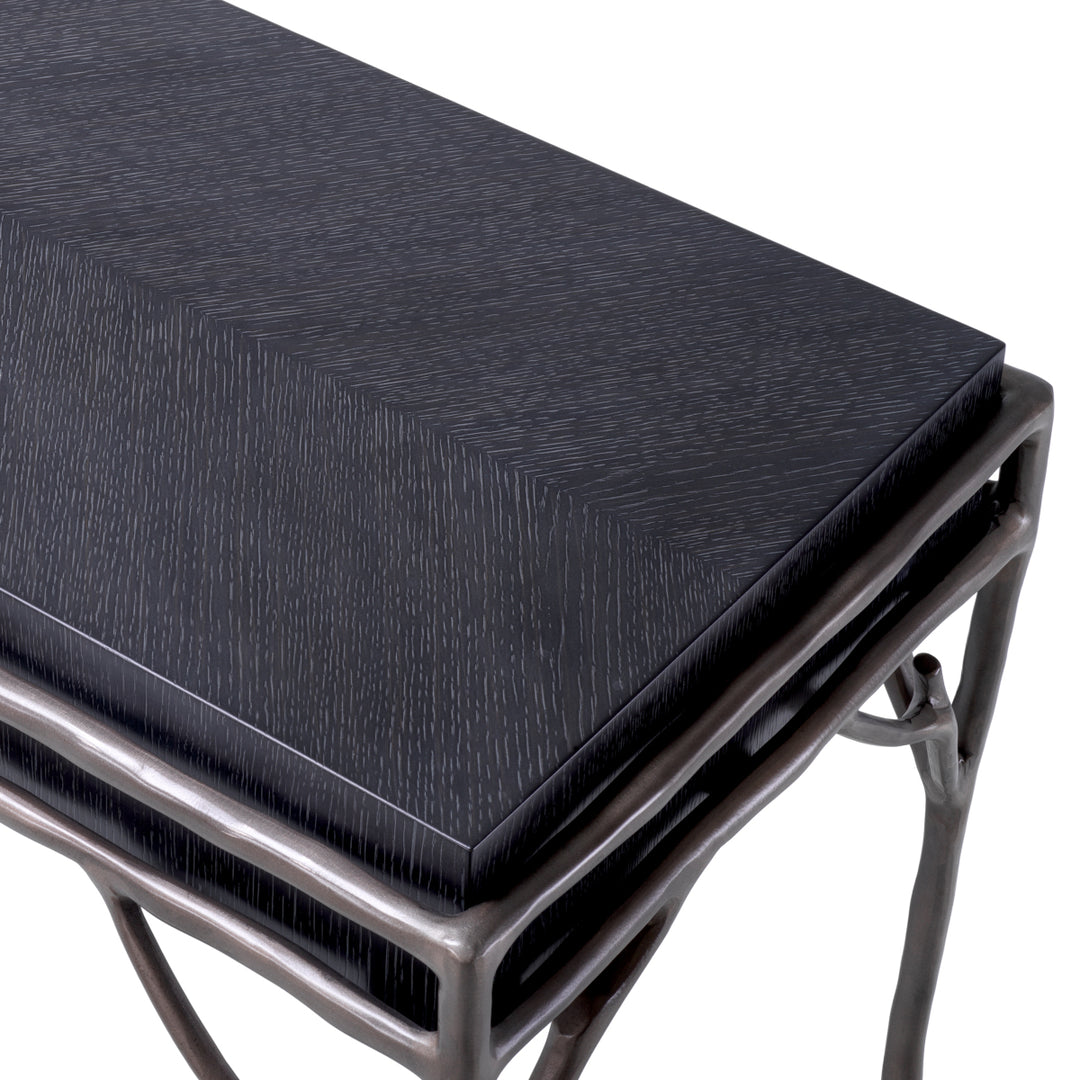Eichholtz Console Table Premier - Charcoal Grey Oak Veneer