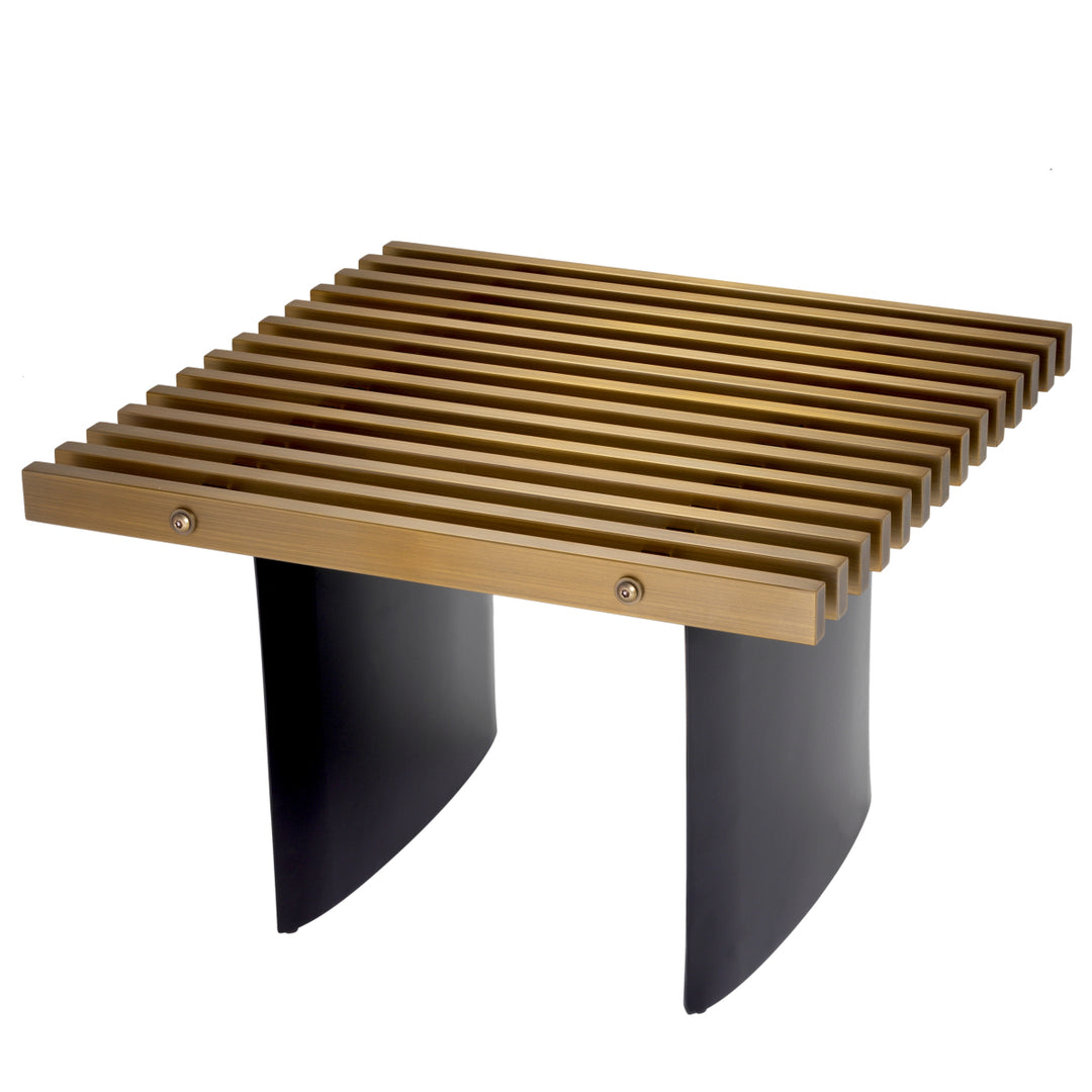 Vauclair Side Table - Bronze & Black