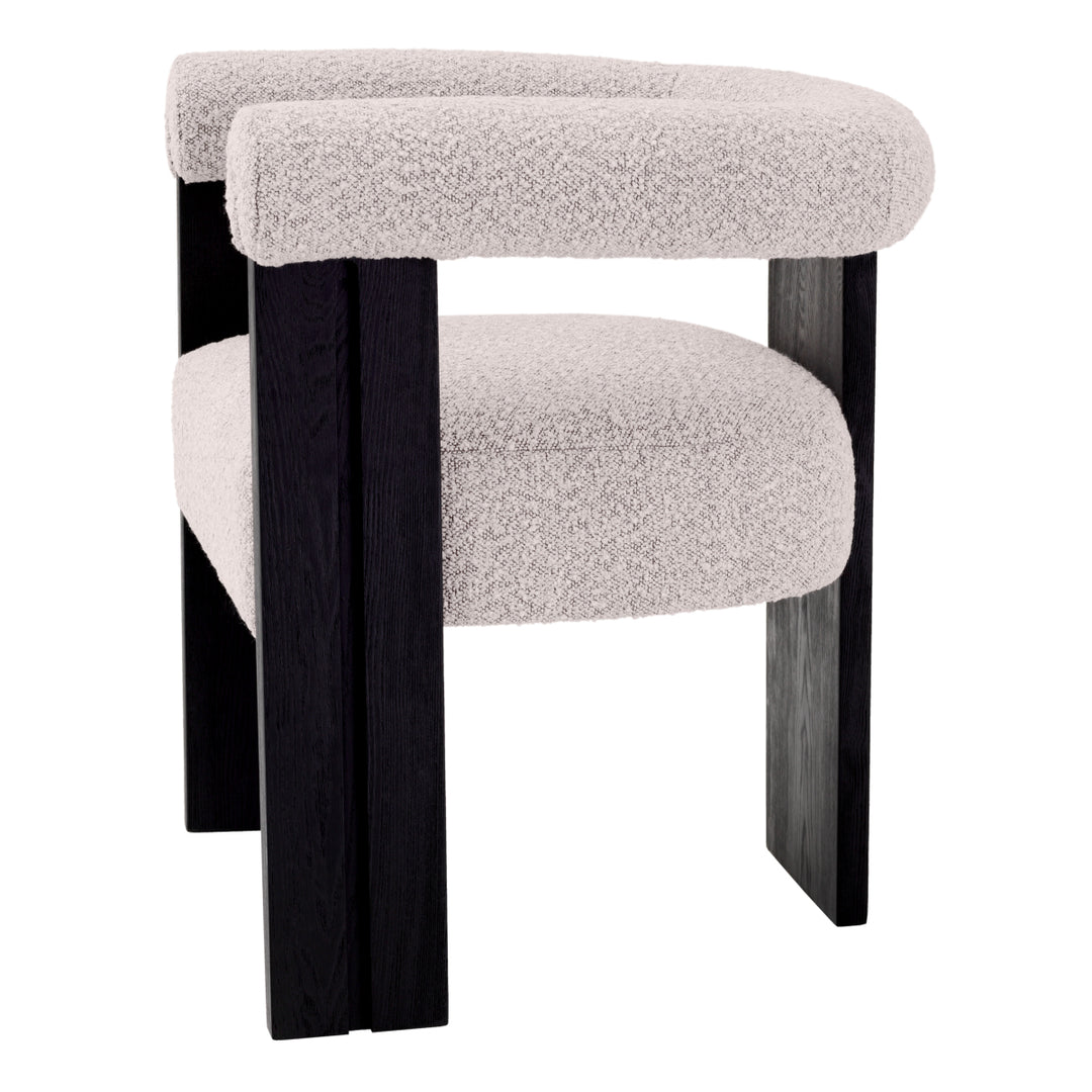 Dining Chair Percy - Boucle Grey