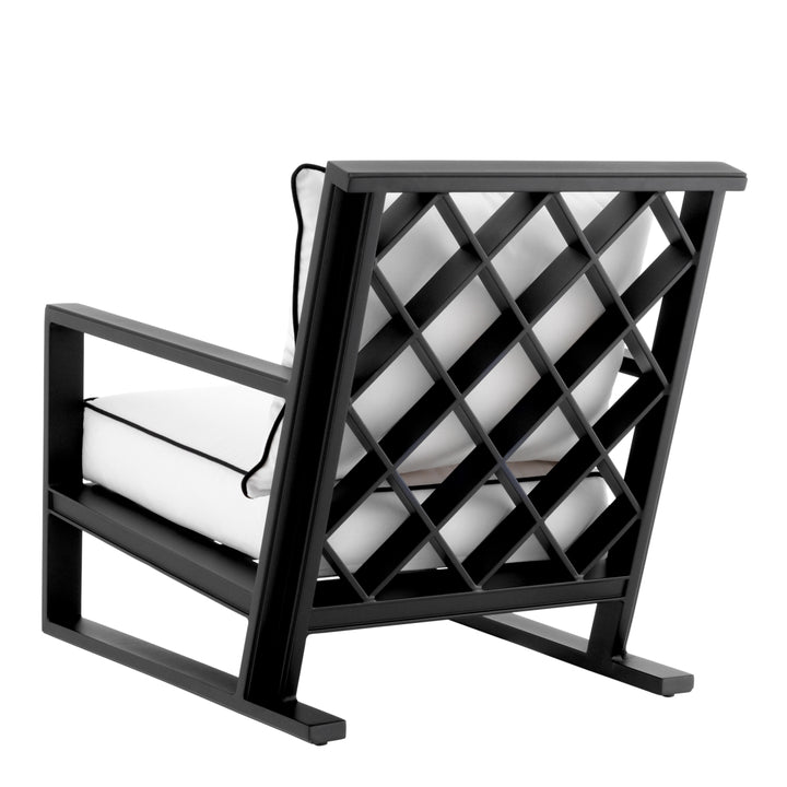 Como Outdoor Chair - Black & White