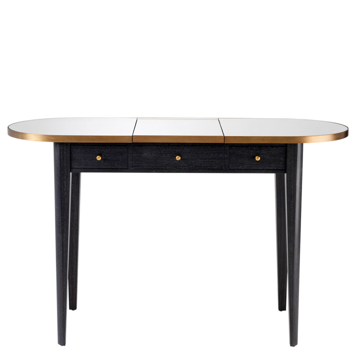 Dressing Table Toulouse - Charcoal Grey Oak Veneer