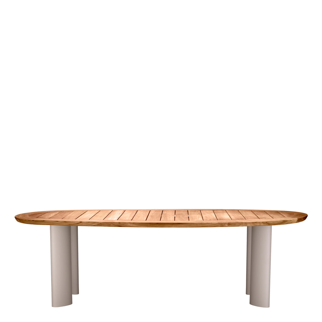 Eichholtz Outdoor Dining Table Free Form Natural Teak