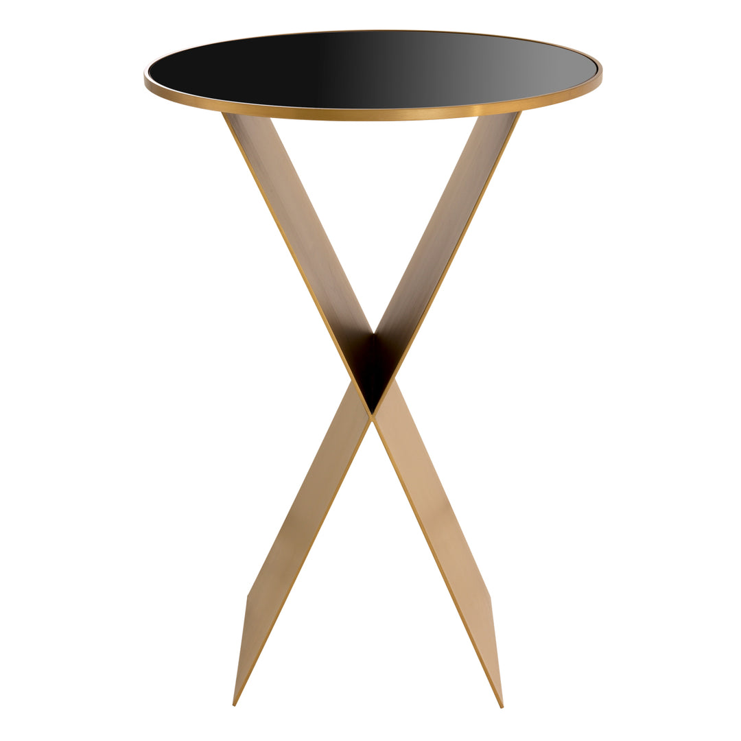 Fitch Large Side Table - Black & Gold