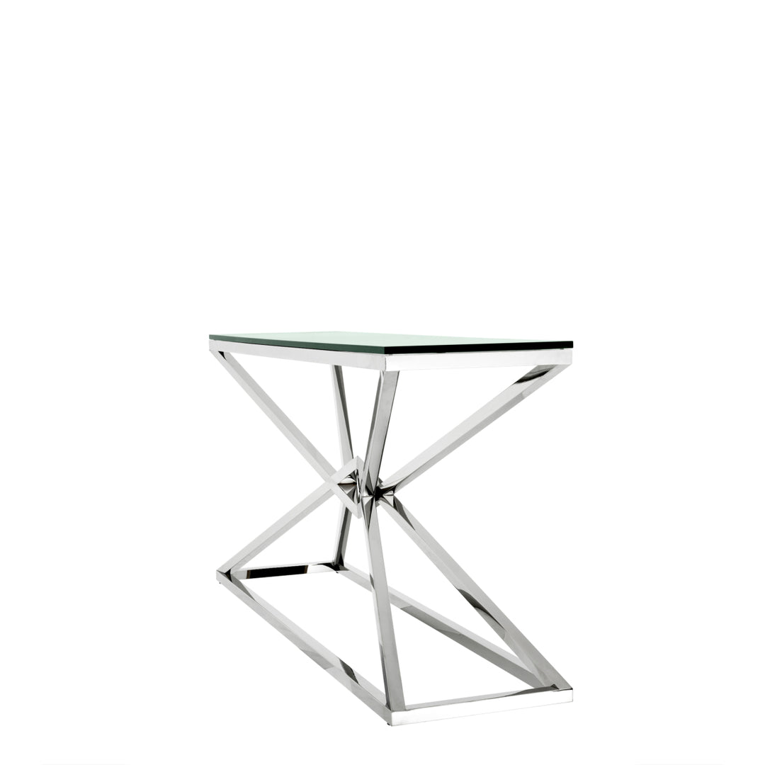 Connor Large Console Table - Silver