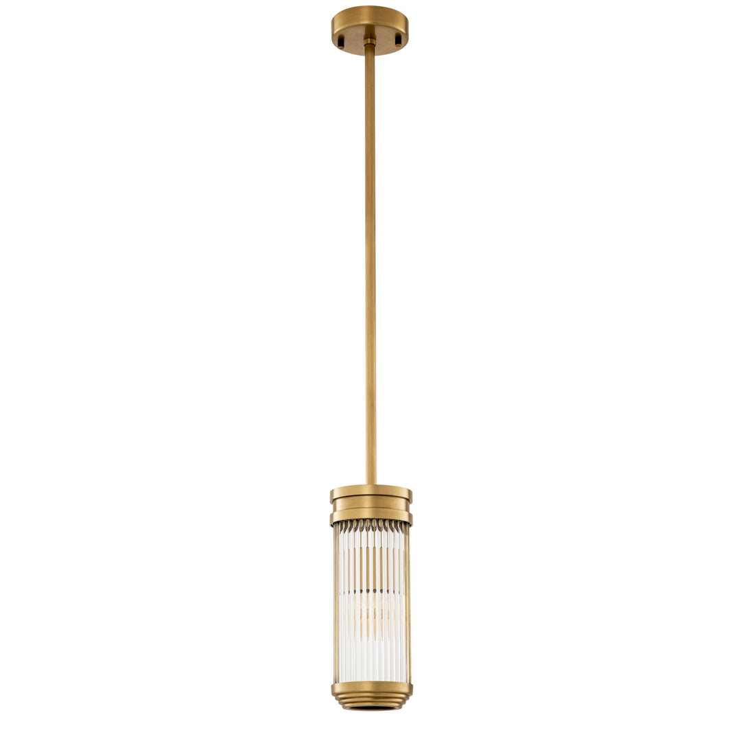 Pendant Rousseau - Antique Brass Finish UL - Available in 2 Sizes