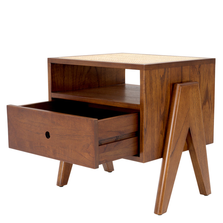 Latour Bedside Table - Brown
